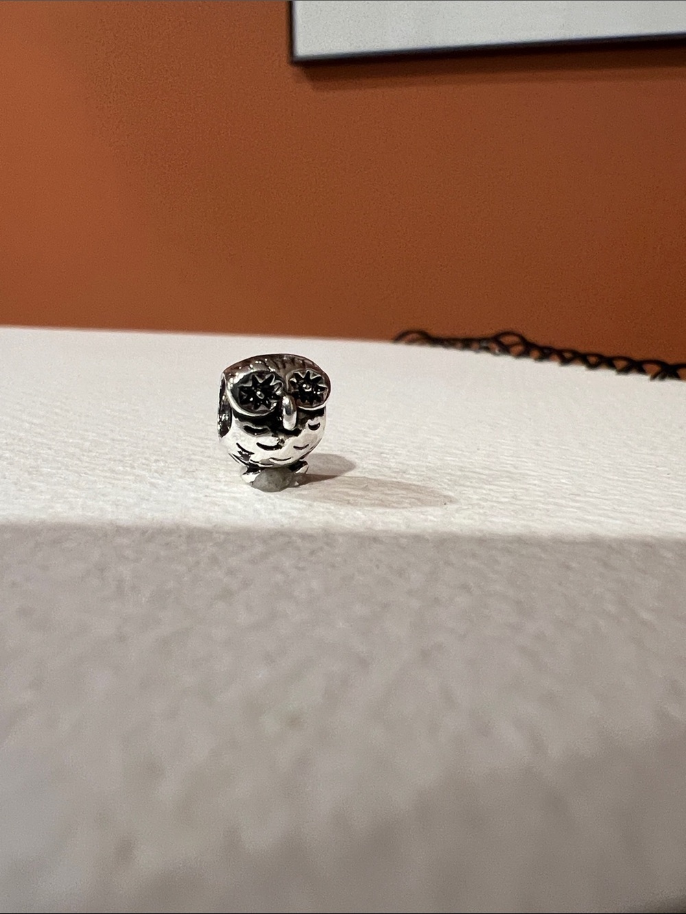 Pandora Sterling Silver Wise Owl Charm - Silver Owl Bead - Picture 15 of 16